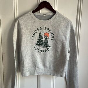 LG Light Gray Textured Sweatshirt
